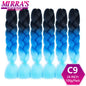 24 Inch Jumbo Braiding Hair Extensions Synthetic Ombre