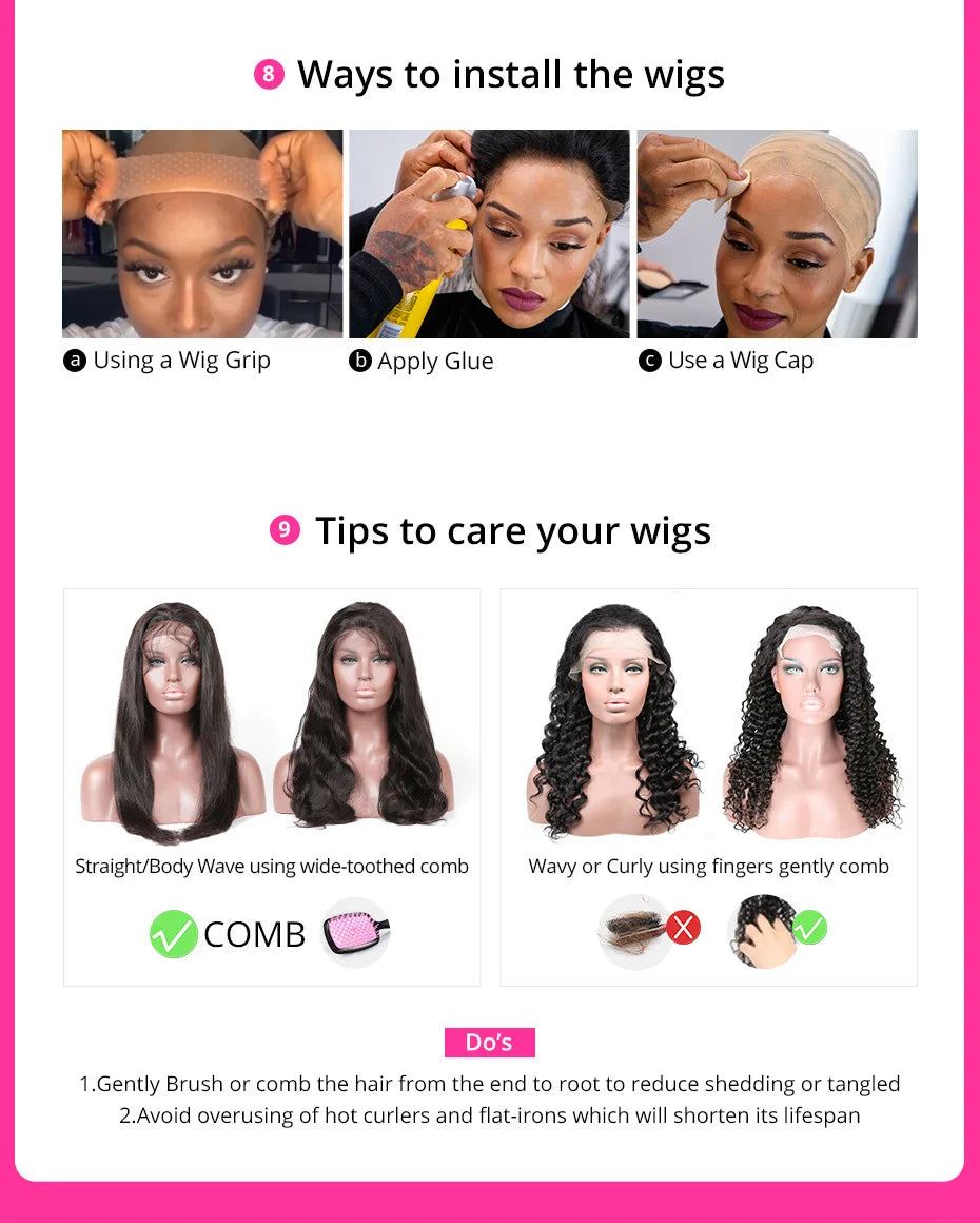 Pixie Cut Kinky Curly Bob Wig Transparent Lace Front