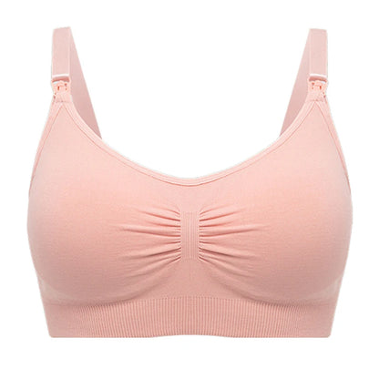 Plus Size Nursing Bra Seamless Breathable Nylon