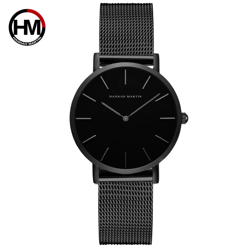Hannah Martin Women 36mm Rose Gold Quartz Watch