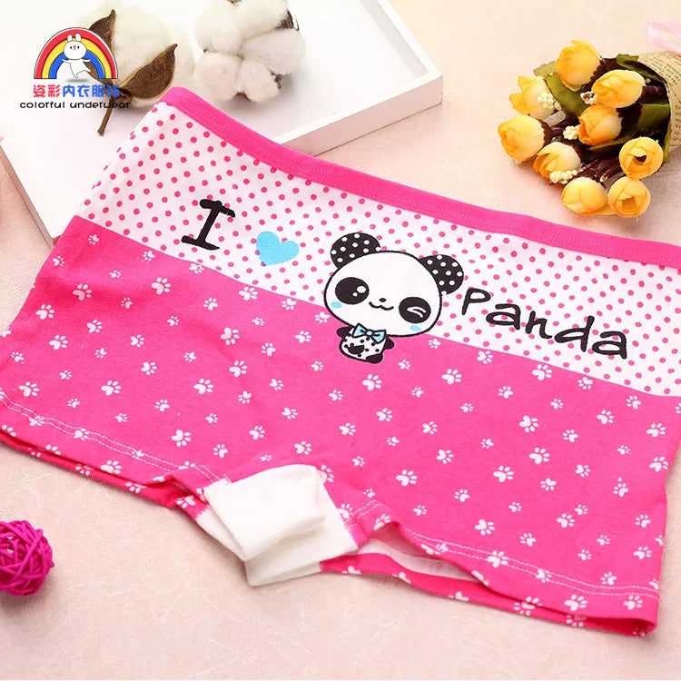 Girls Cartoon Cotton Underwear Briefs Size 2T-10T