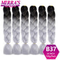 24 Inch Jumbo Braiding Hair Extensions Synthetic Ombre