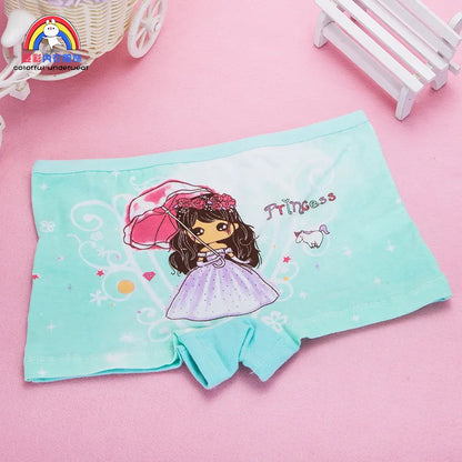 Girls Cartoon Cotton Underwear Briefs Size 2T-10T