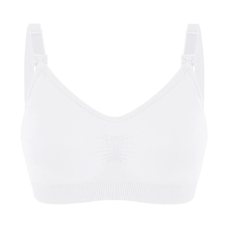 Plus Size Nursing Bra Seamless Breathable Nylon