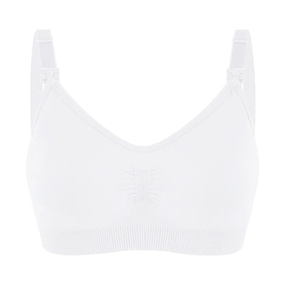 Plus Size Nursing Bra Seamless Breathable Nylon