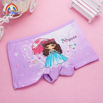 Girls Cartoon Cotton Underwear Briefs Size 2T-10T