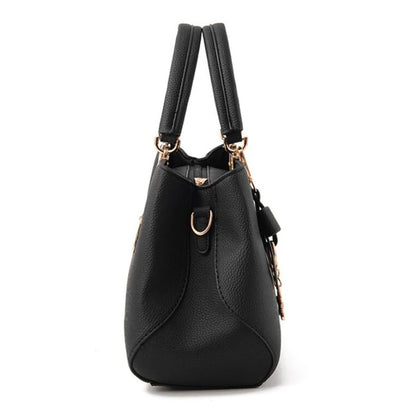 Elegant Plum Bowknot Crossbody Bag for Women