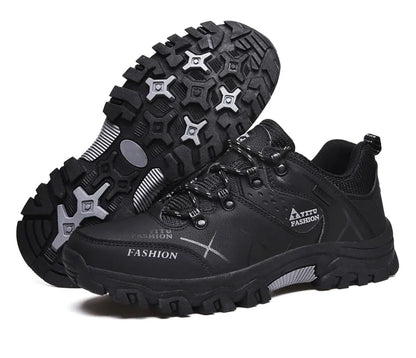 Men's Waterproof Leather Snow Boots Size 39-47