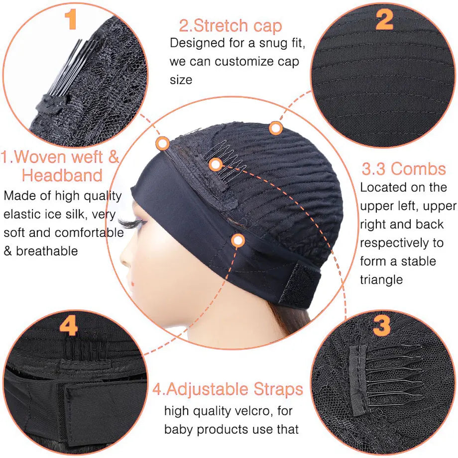Afro Kinky Curly Headband Wig 180% Density Brazilian Hair