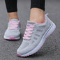 Women Breathable Mesh Flat Sneakers White