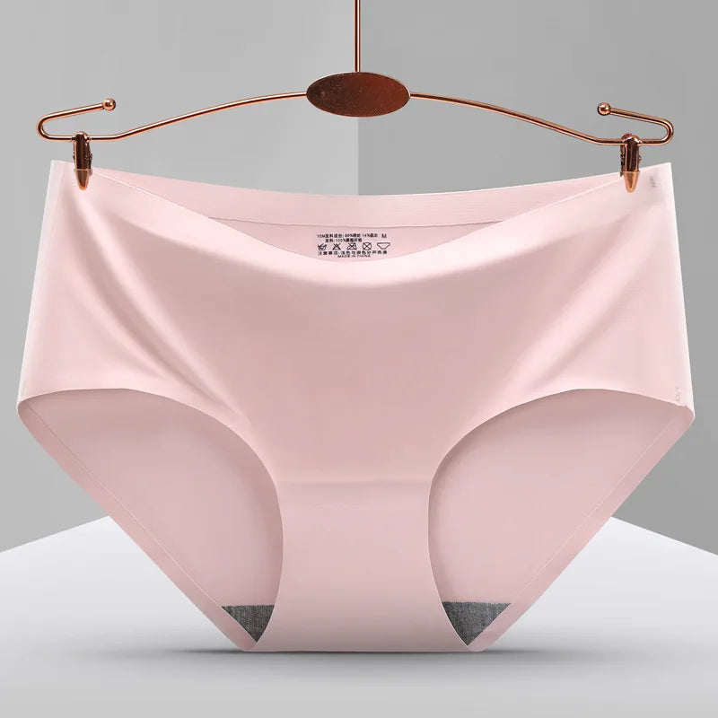 TrowBridge Women's Plus Size Silk Satin Seamless Briefs