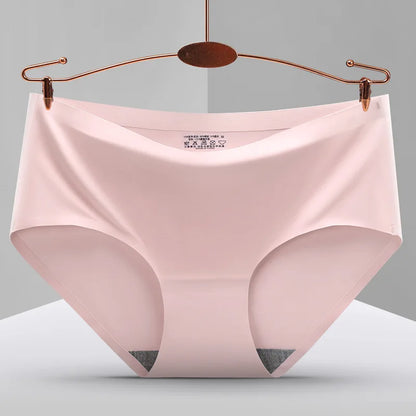 TrowBridge Women's Plus Size Silk Satin Seamless Briefs