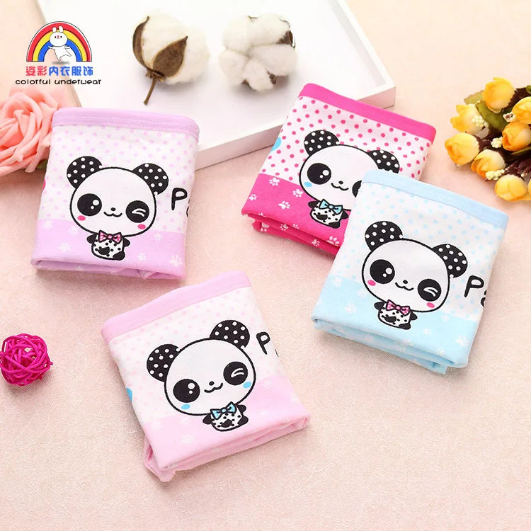 Girls Cartoon Cotton Underwear Briefs Size 2T-10T