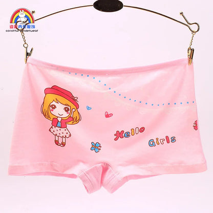 Girls Cartoon Cotton Underwear Briefs Size 2T-10T