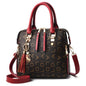 PU Leather Tassel Handbag for Women Large Capacity Tote