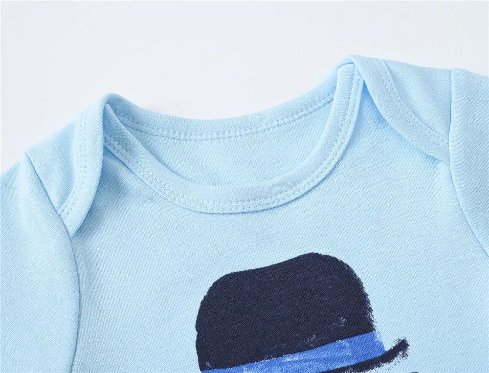 Kavkas Baby Boy Cotton Bodysuit Summer Overalls
