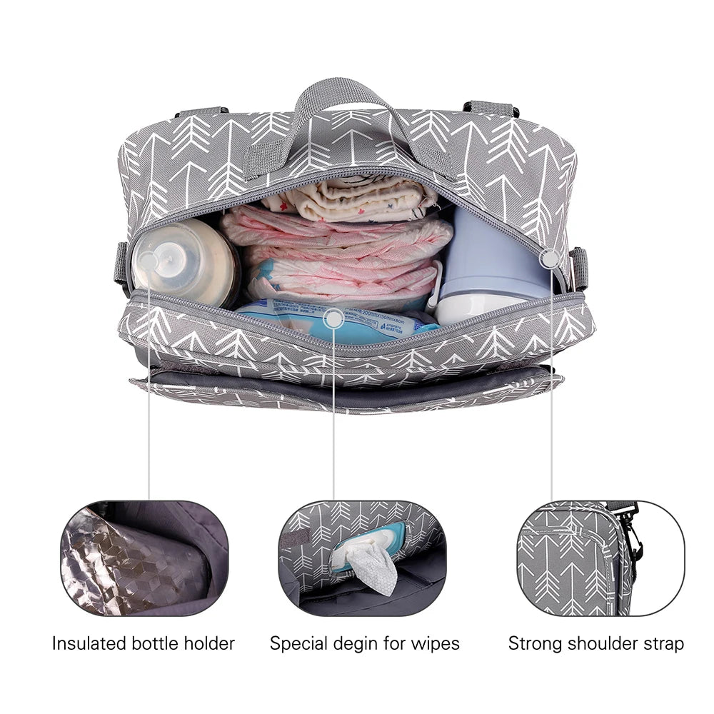 Waterproof Baby Stroller Bag Multifunction Diaper Organizer