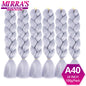 24 Inch Jumbo Braiding Hair Extensions Synthetic Ombre