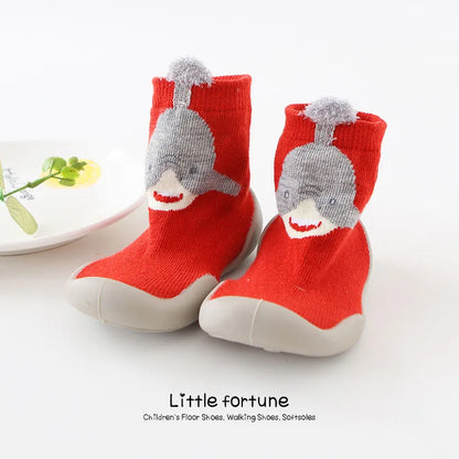 Baby Toddler First Walkers Soft Rubber Shoes