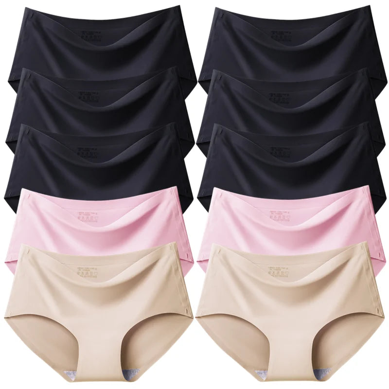 TrowBridge Women's Plus Size Silk Satin Seamless Briefs