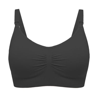 Plus Size Nursing Bra Seamless Breathable Nylon