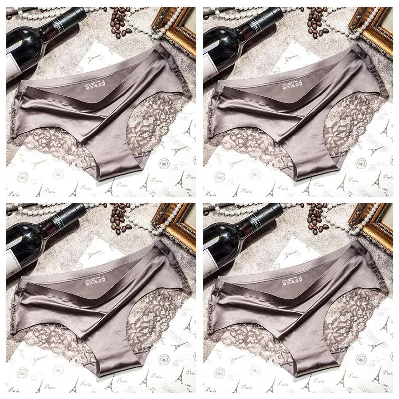 Lace Briefs Women Seamless Comfort Underwear Plus Size