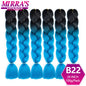 24 Inch Jumbo Braiding Hair Extensions Synthetic Ombre