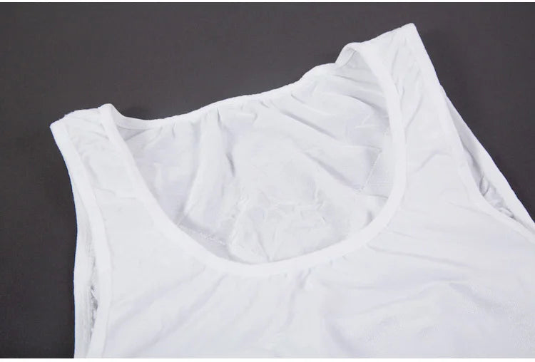 Men's Slimming Vest Body Shaper Corset in Nylon Elastane