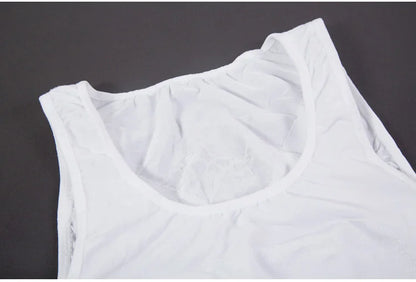 Men's Slimming Vest Body Shaper Corset in Nylon Elastane