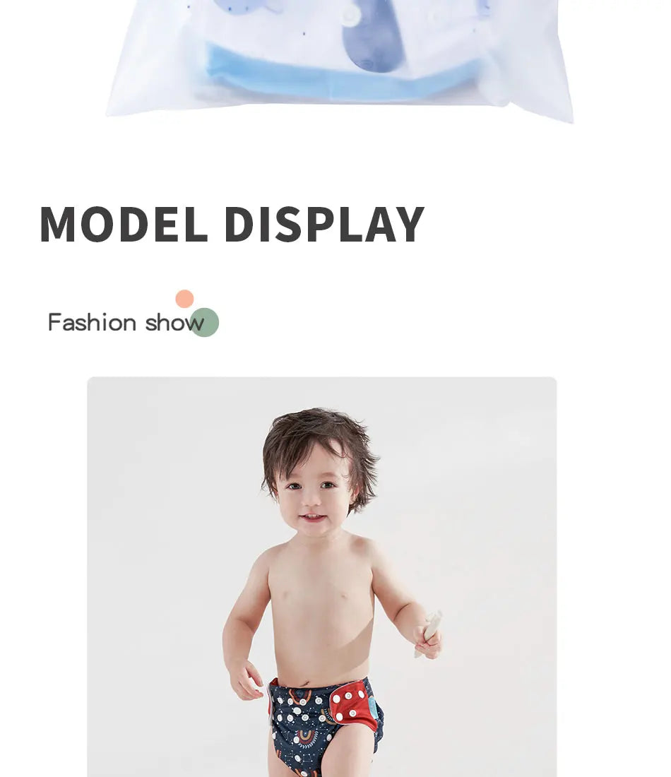 Happyflute Eco-Friendly Cloth Diaper Set for Babies
