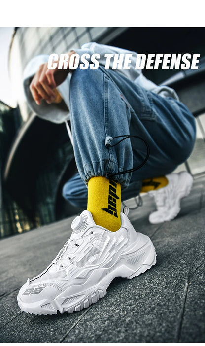 Men's Casual Lace-Free Sneakers in FLYKNIT