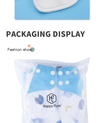 Happyflute Eco-Friendly Cloth Diaper Set for Babies