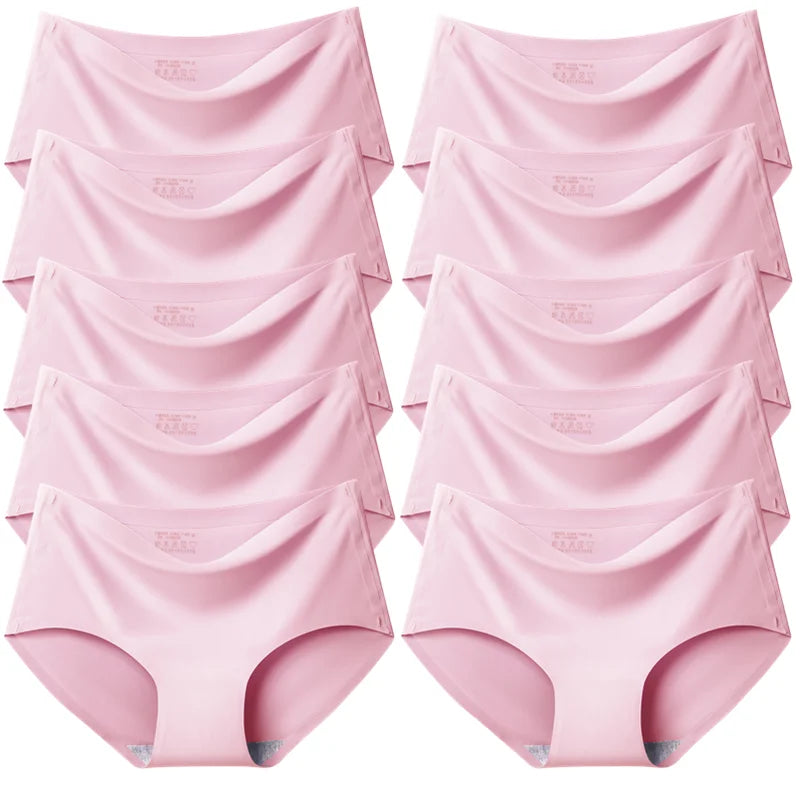 TrowBridge Women's Plus Size Silk Satin Seamless Briefs