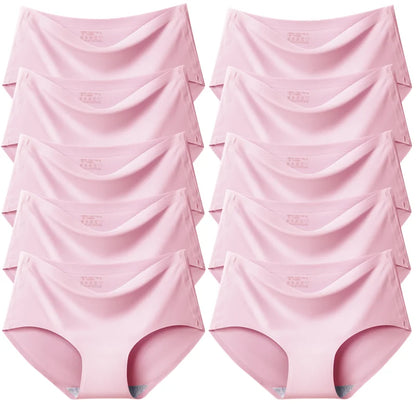 TrowBridge Women's Plus Size Silk Satin Seamless Briefs