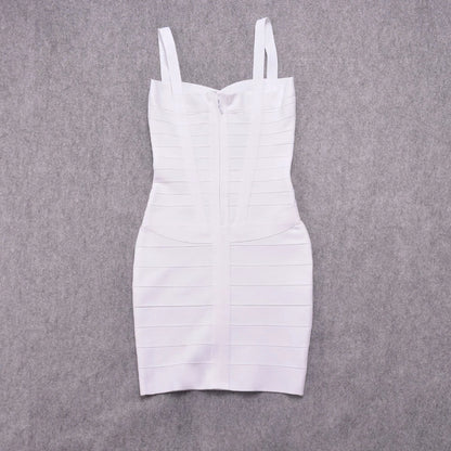 BEAUKEY Blue Mini Bandage Dress for Women XL