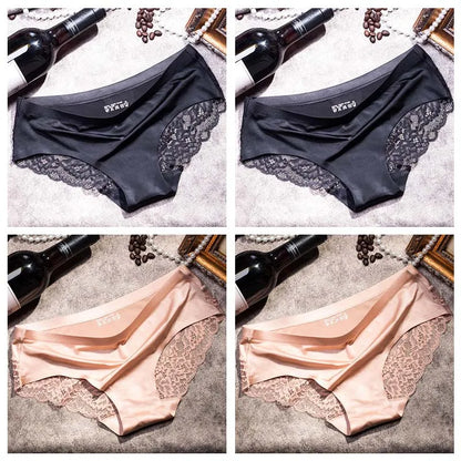 Lace Briefs Women Seamless Comfort Underwear Plus Size