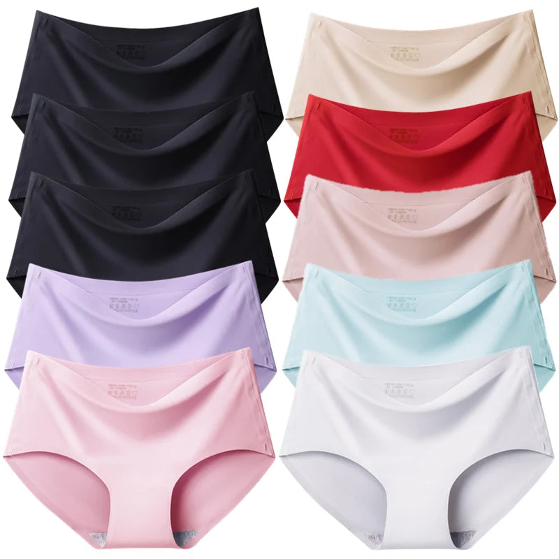 TrowBridge Women's Plus Size Silk Satin Seamless Briefs
