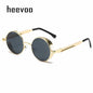 Metal Punk Round Sunglasses for Men and Women