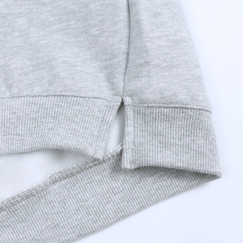 Kids Hooded Sweatshirt Cotton Solid Top for Girls