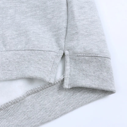 Kids Hooded Sweatshirt Cotton Solid Top for Girls