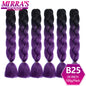 24 Inch Jumbo Braiding Hair Extensions Synthetic Ombre