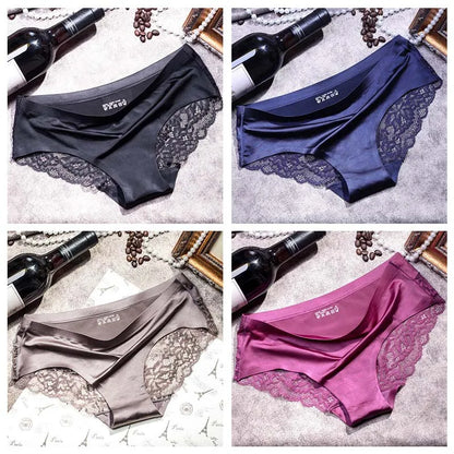 Lace Briefs Women Seamless Comfort Underwear Plus Size