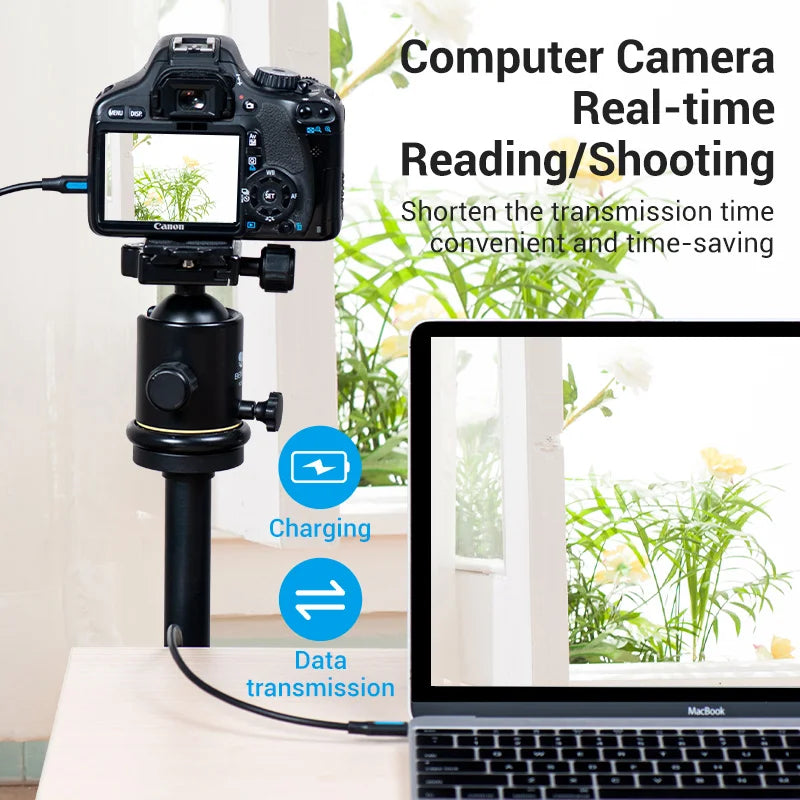 Vention USB C to Mini USB Cable for Digital Camera