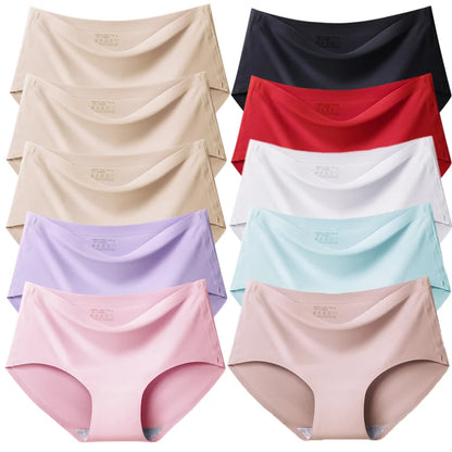 TrowBridge Women's Plus Size Silk Satin Seamless Briefs
