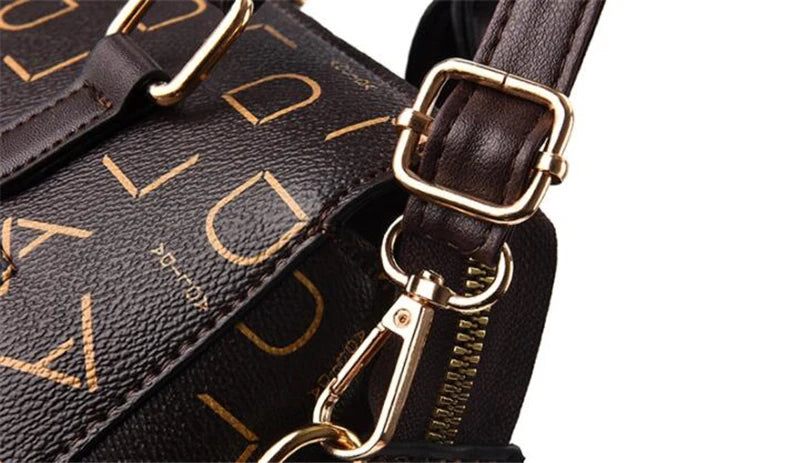 PU Leather Tassel Handbag for Women Large Capacity Tote