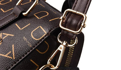 PU Leather Tassel Handbag for Women Large Capacity Tote
