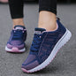 Women Breathable Mesh Flat Sneakers White