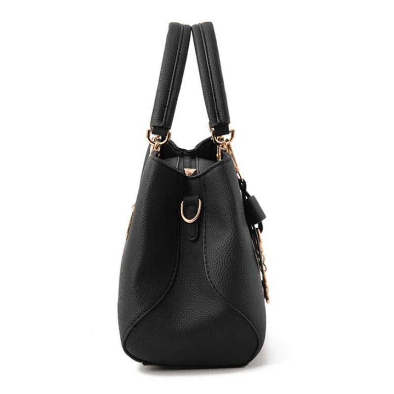 Elegant Plum Bowknot Crossbody Bag for Women