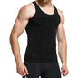 Men's Slimming Vest Body Shaper Corset in Nylon Elastane