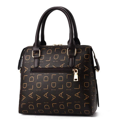 PU Leather Tassel Handbag for Women Large Capacity Tote